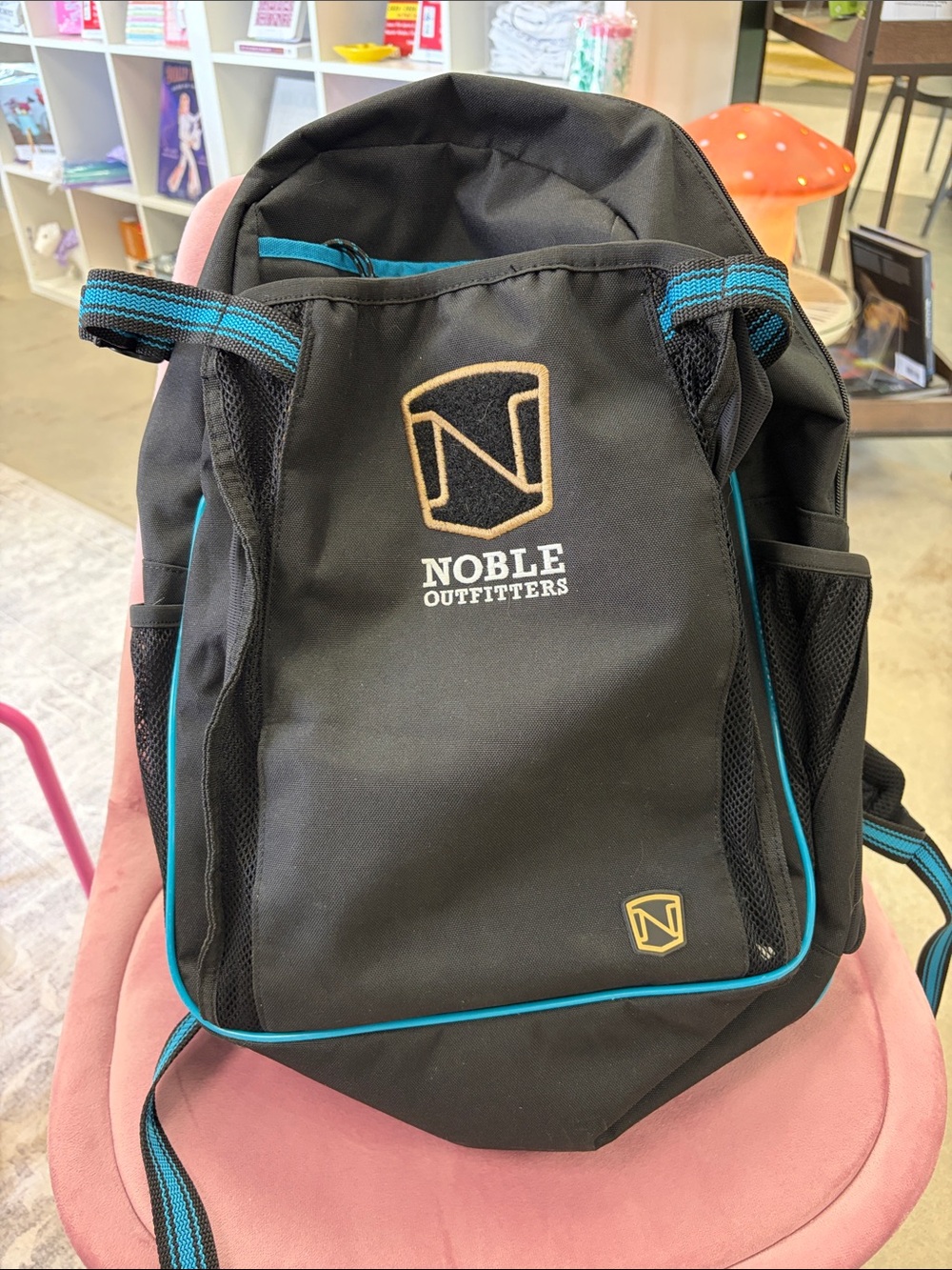 Black & Teal Backpack